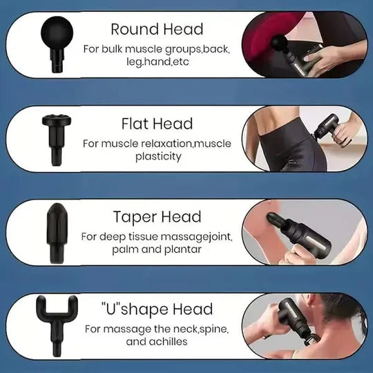 Mini Massage Gun – Portable Deep Tissue Percussion Massager