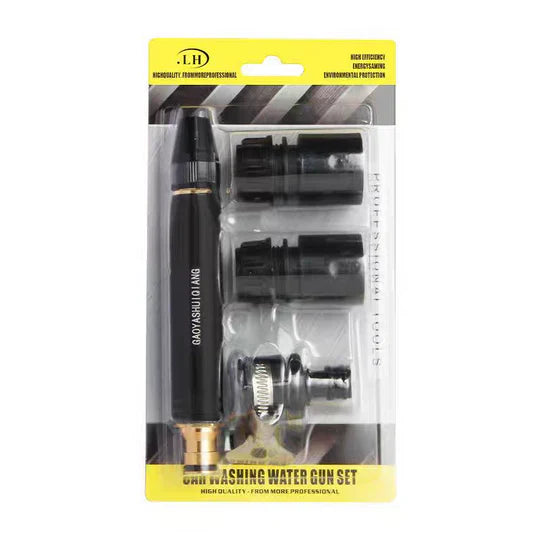 Water Pressure Nozzle Gun Set – Adjustable, Durable & Versatile